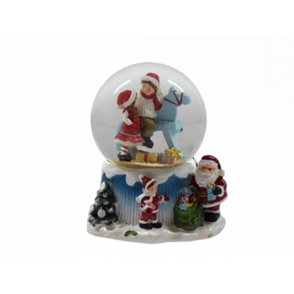 Ampolla di Plastica con Luce e Movimento Neve